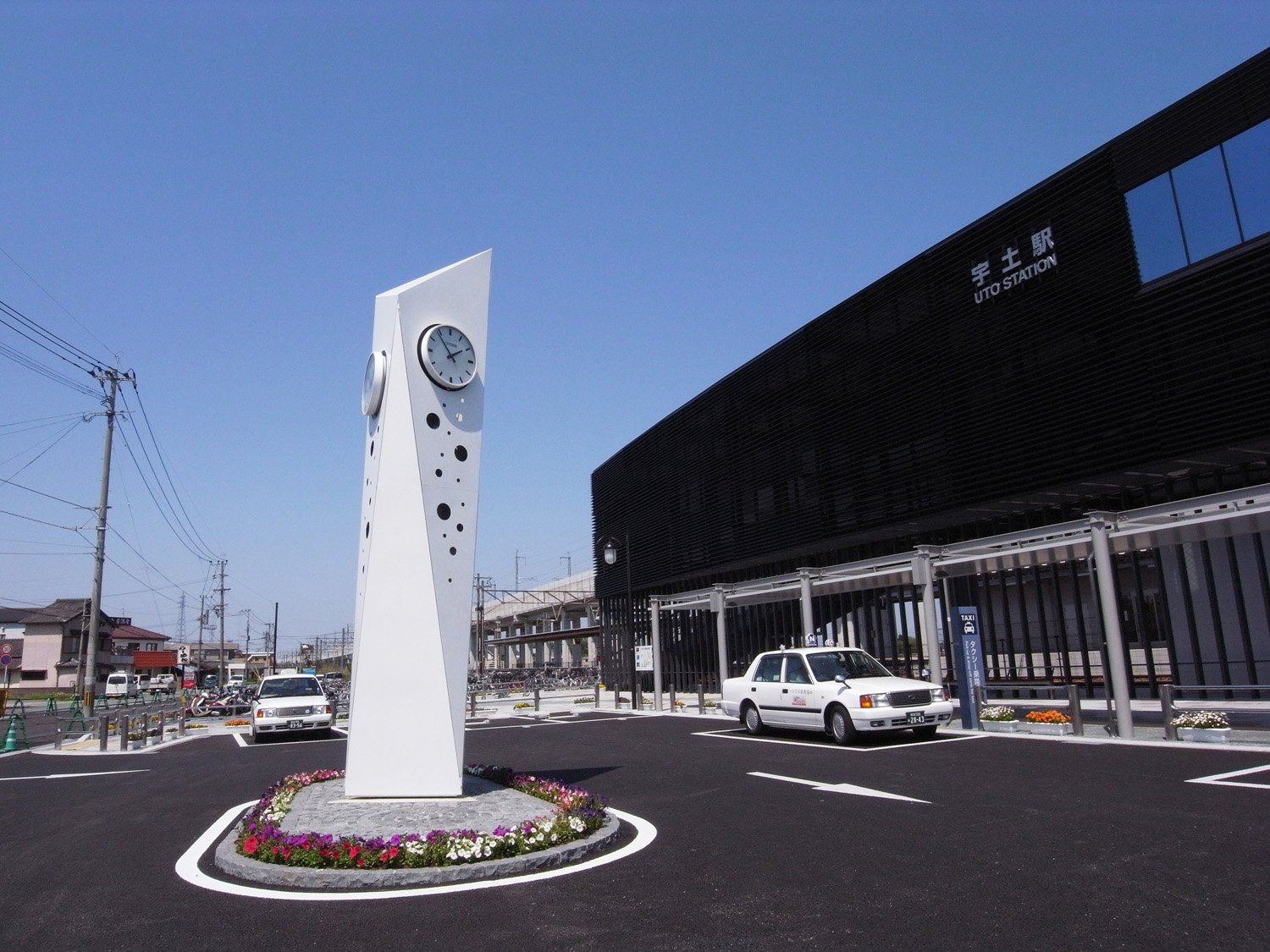 宇土駅 西口広場 時計塔 株式会社タウンアート Town Art Co., Ltd.